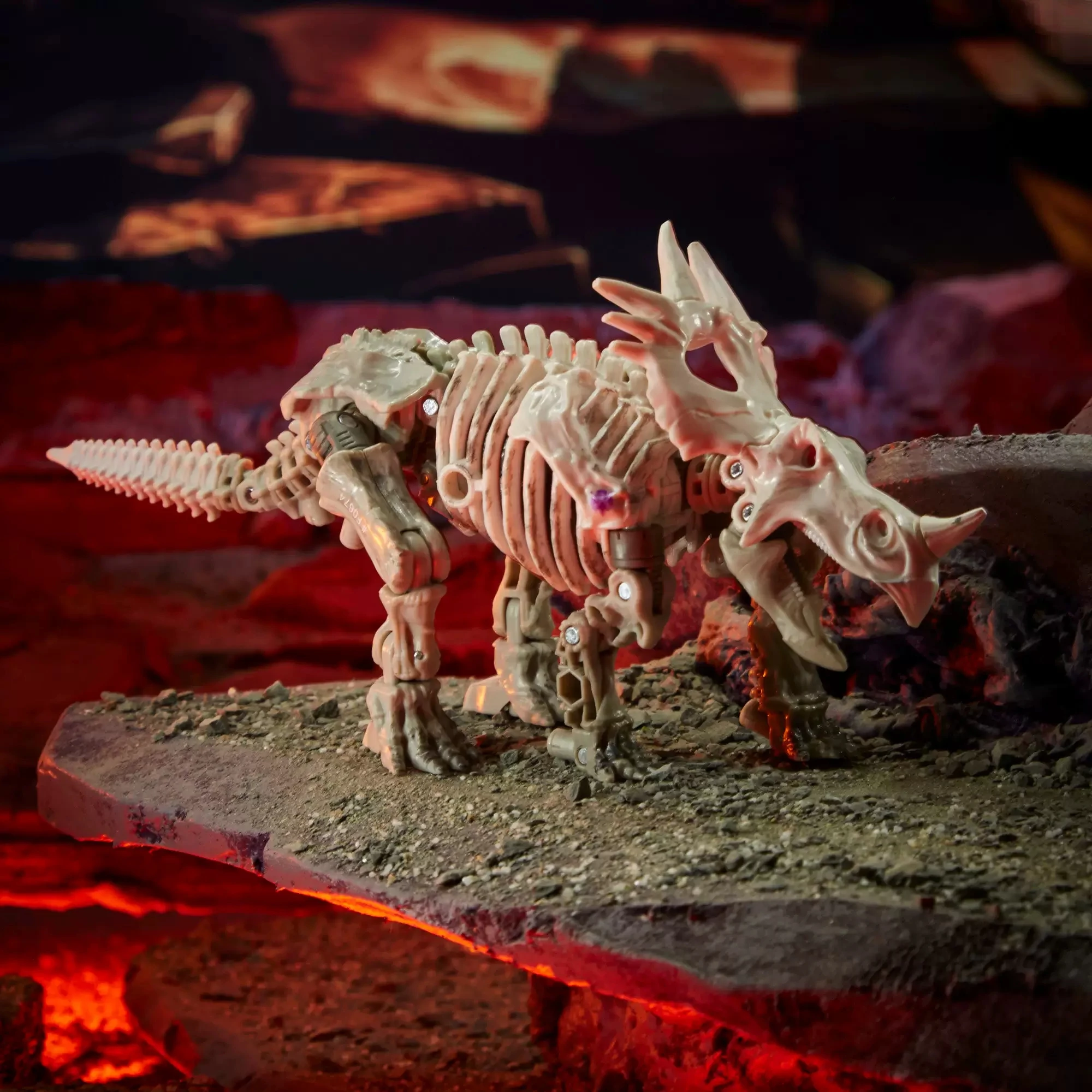 Original Hasbro Transformers Ractonite สงครามอาณาจักรสําหรับ Cybertron Deluxe อะนิเมะ Action Figure หุ่นยนต์ของเล่นรุ่น Hobby