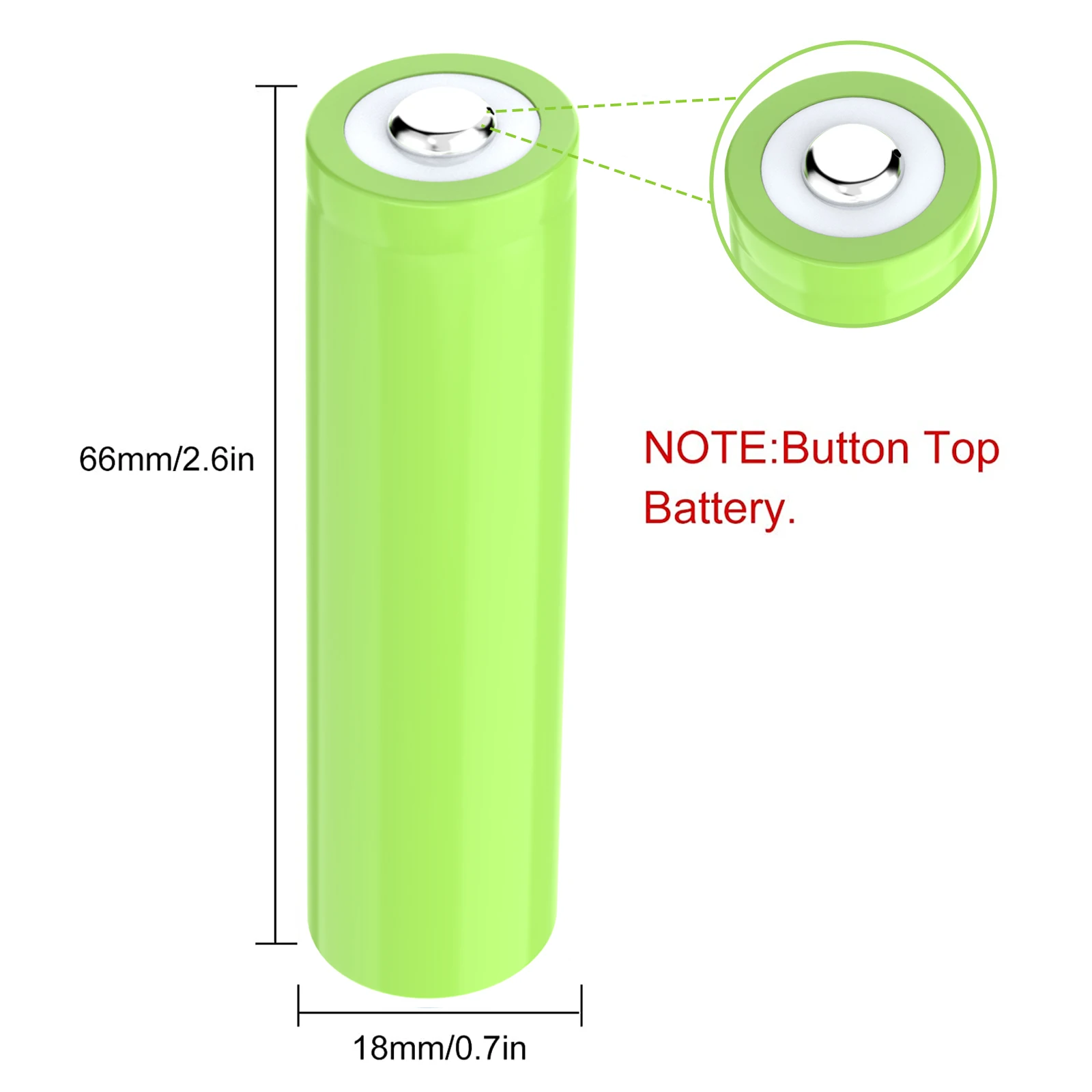 New 18650 3500mAh 3,7V Li-ion lithium battery Rechargeable Batteries High Capacity for flashlight alarm clock