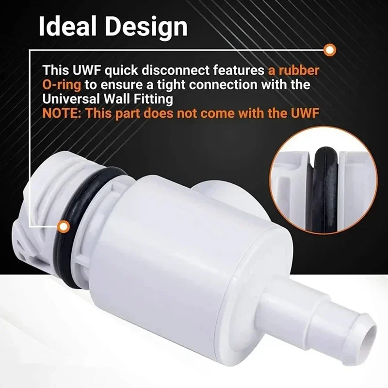 For Polaris Zodiac 180 280 9-100-9002 D29 UWF Universal Wall Fitting Quick Disconnect Pressure Relief Valve Pool Cleaner Parts