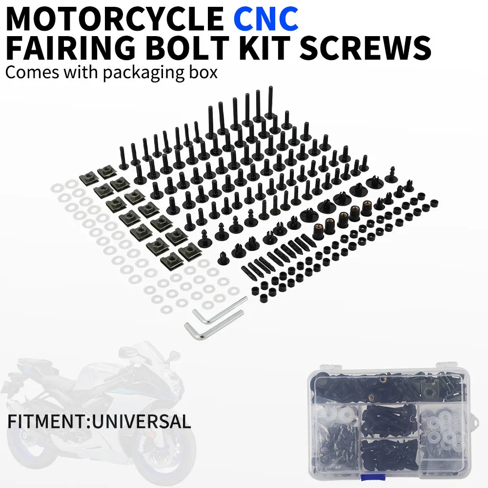 Moto CNC Carenatura Bullone Kit Viti per GSXR 600 750 YZF R6 R3 R1 ZX6R ZX10R ZX14 EX300 EX650R CBR600RR CBR1000RR CBR1100XX