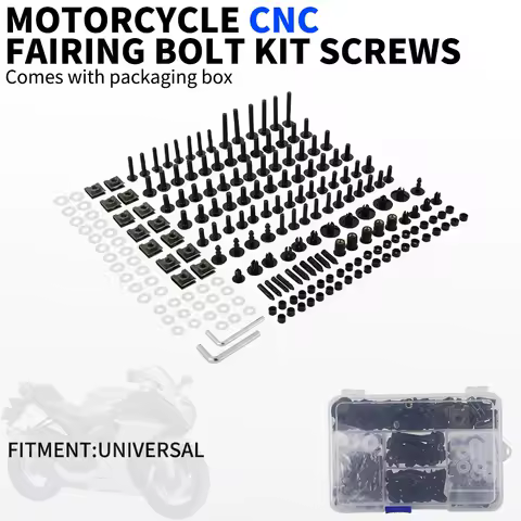 Motorcycle CNC Fairing Bolt Kit Screws for GSXR 600 750 YZF R6 R3 R1 ZX6R ZX10R ZX14 EX300 EX650R CBR600RR CBR1000RR CBR1100XX
