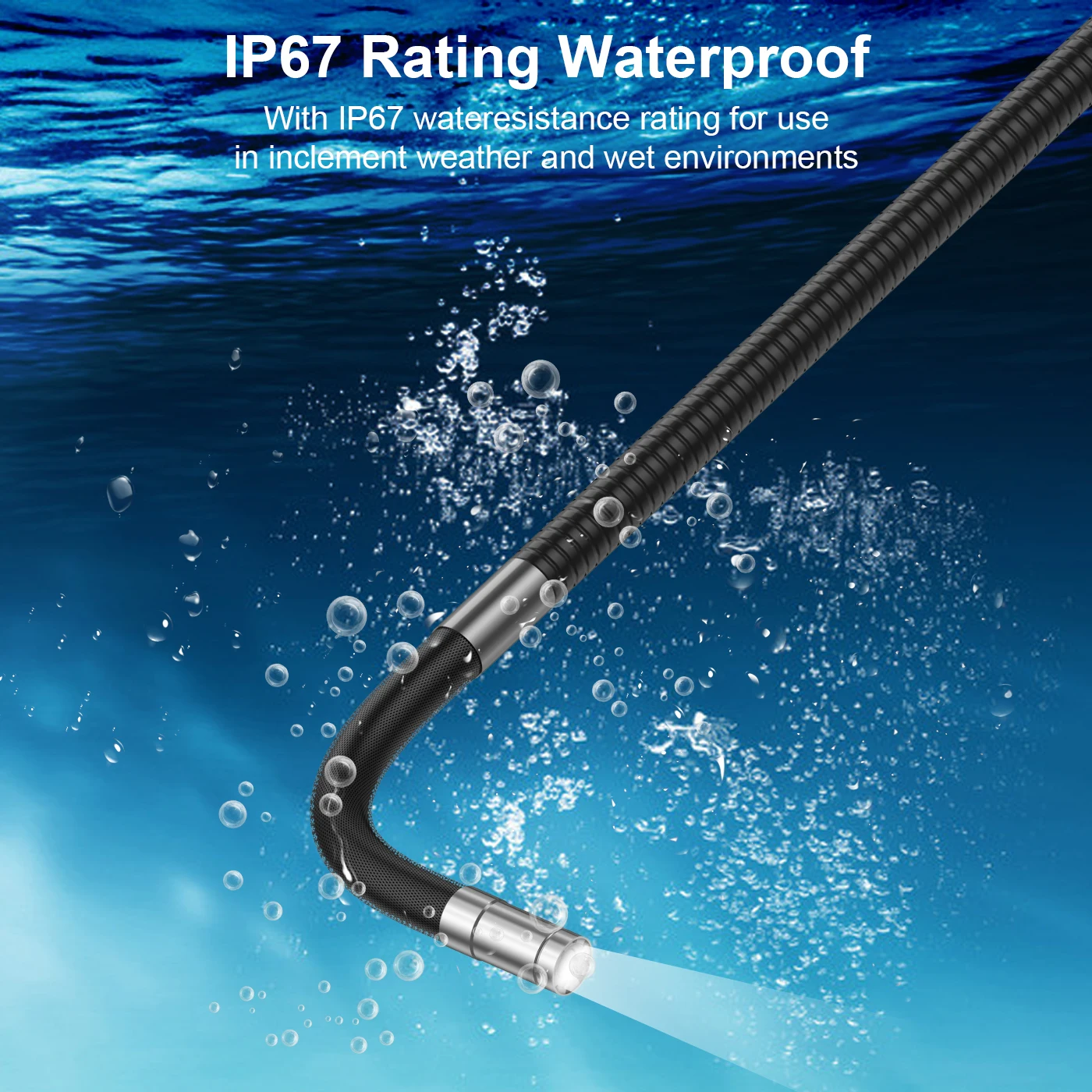 

2MP 1080P 180Degree Two Way Articulate Steering WIFI Endoscope Borescope Inspection Otoscope Camera Digital Microscope