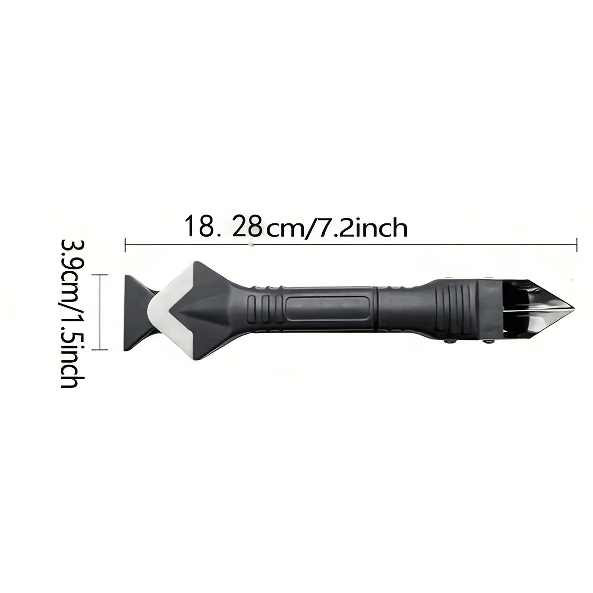 1pc-kit de ferramentas de calafetagem de silicone removedor de calafetagem de cabeça de aço inoxidável e ferramentas de acabamento de selante raspador de rejunte
