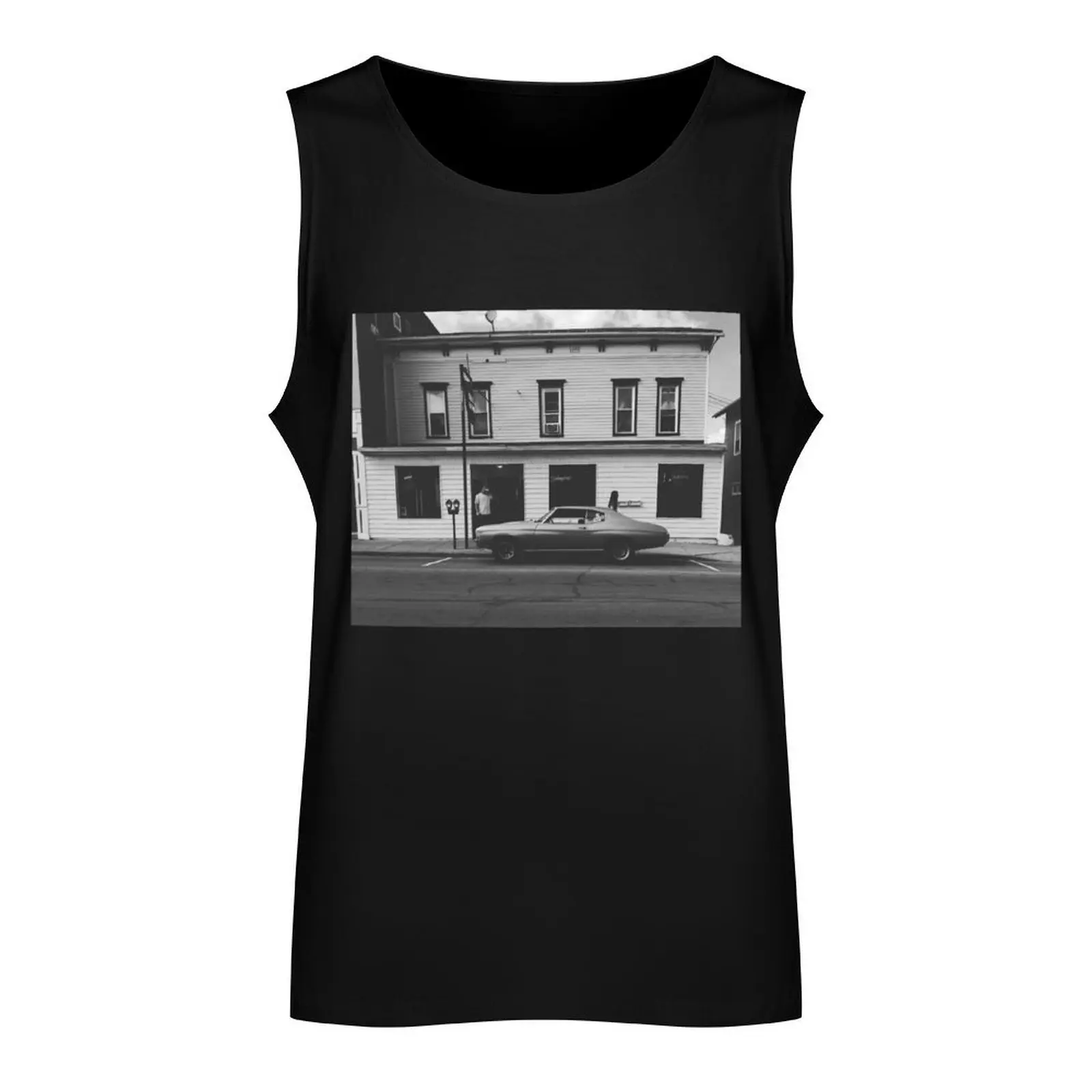 Ideal Hour Geneseo (Bar) Tank Top Body man summer 2024 sleeveless gym shirt man fitness Gym clothes