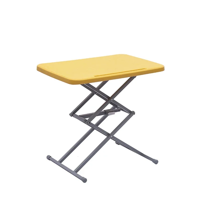 Portable Standing Desk Stand Up Desk Riser, 40cm-70cm Height Adjustable Home Office Folding Desk for Laptop Outdoor Escritorio