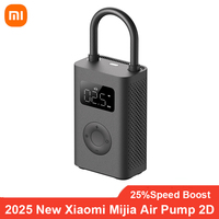 2025 Xiaomi Mijia Air Pump 2D Mini Portable Electric Air Compressor Treasure 150PSI Type-C LED Multitool Inflator 25%Speed Boost