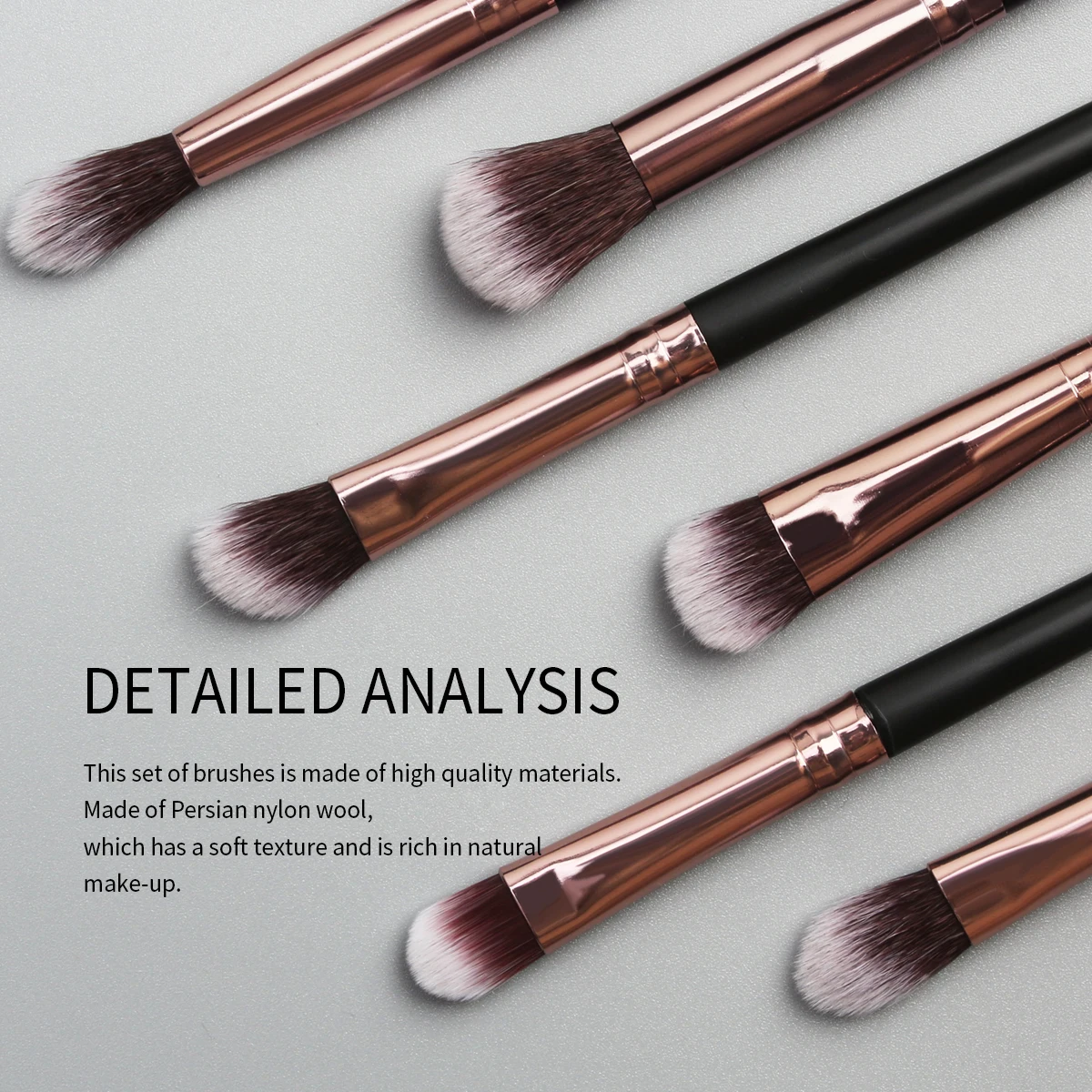 Ensembles de pinceaux de maquillage pour les yeux, 12 pièces, outils de maquillage, brosse pour ombre à paupières, correcteur, brosse de mélange, brosse à lèvres pour maquillage, beauté pour débutant