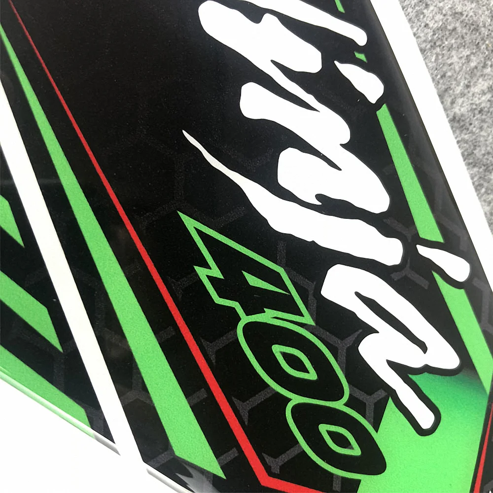 Tanque Pad Capas Adesivos para Kawasaki Ninja 400, Acessórios Da Motocicleta, Kit De Carenagem, Aperto Protetor, Decalques, 2022, 2023, 2024