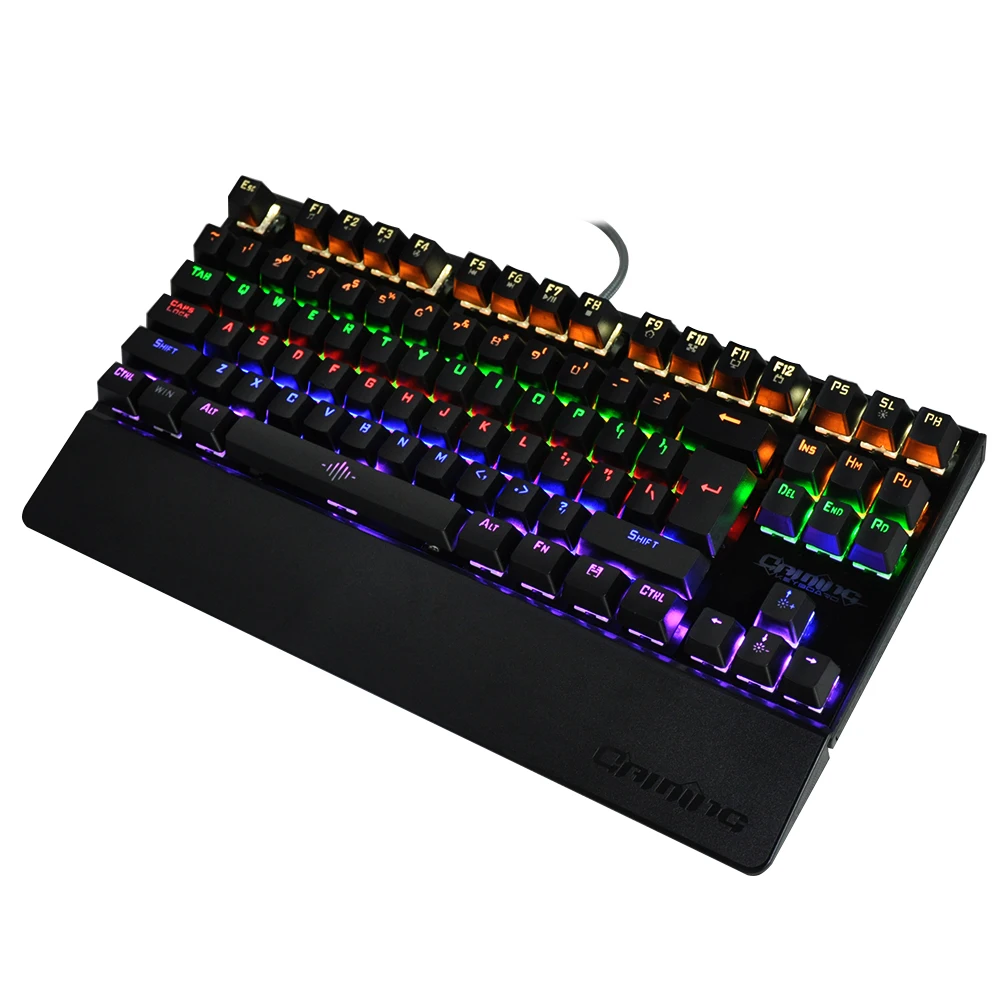 Clavier mécanique 26 touches Anti-image fantôme rétro-éclairage rvb fonction Win-Lock clavier de jeu avec clavier numérique