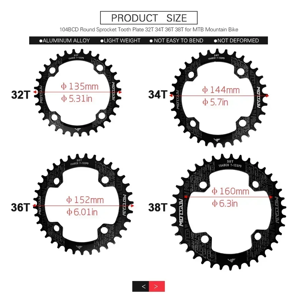 E-bike 32/34/36/38T Chainring+Adapter For Bafang BBS01/02 Motor Aluminum-Alloy Sprocket Part Electric Bicycle Accessories