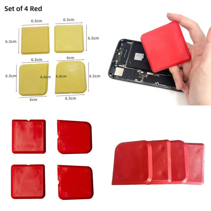 

Versatile Silicone Caulking Knife 45° Angle Design Yellow/Red for Easy Grouting and Adhesive Scraping Sealant Application Tool
