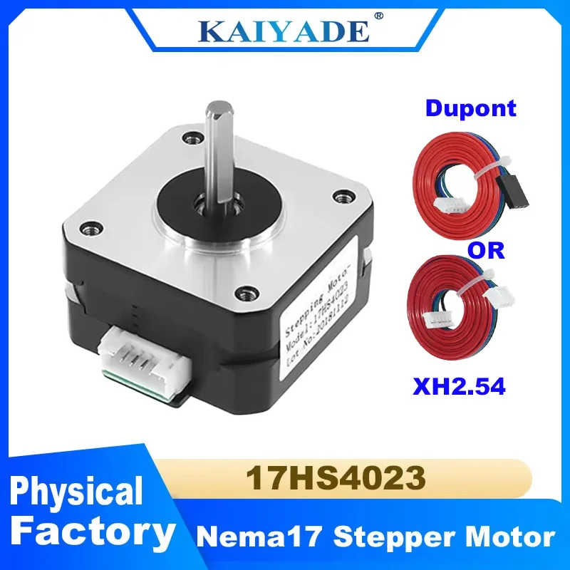 17HS4023 Nema17 Stepper Motor 42mm 42BGYH 4-lead 1.0A 13N.cm for CNC Laser Engraving Machine 3D Printer High Torque Engine