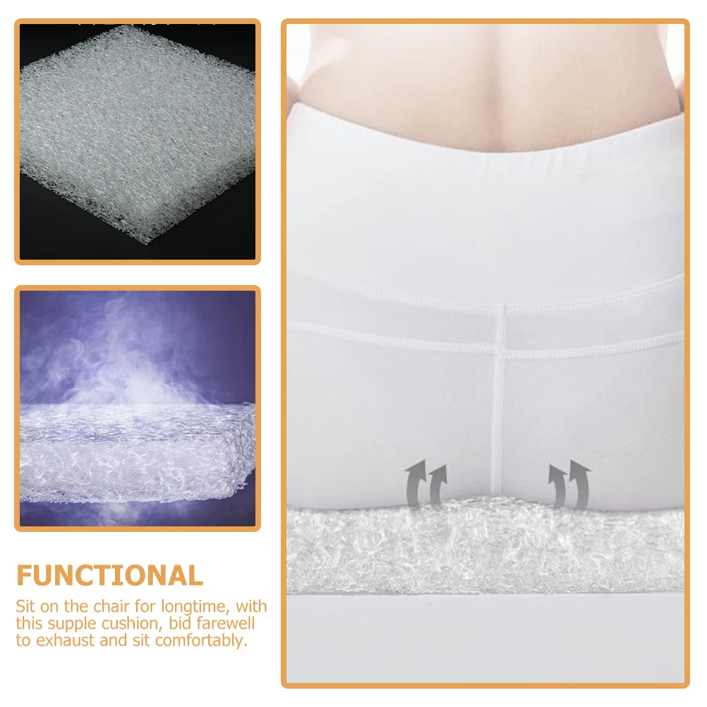 

Breathable Seat Cushion Seats Pad Honeycomb Cooling Car Fiber Cushions Summer Chair Student