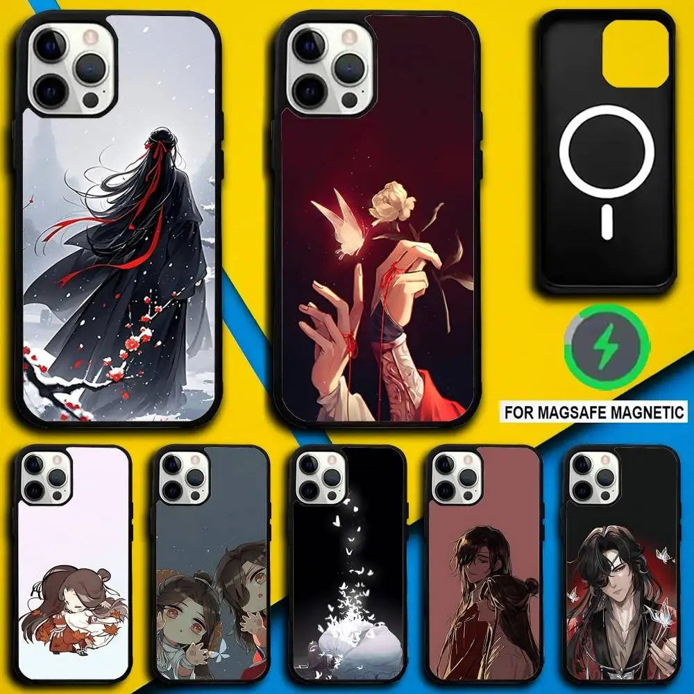 

Heaven Officials Blessing Phone Case For iPhone 16,15,14,13,12,11,Pro,Max,Plus,Mini,SE4,E Magnetic Magsafe Wireless Charging