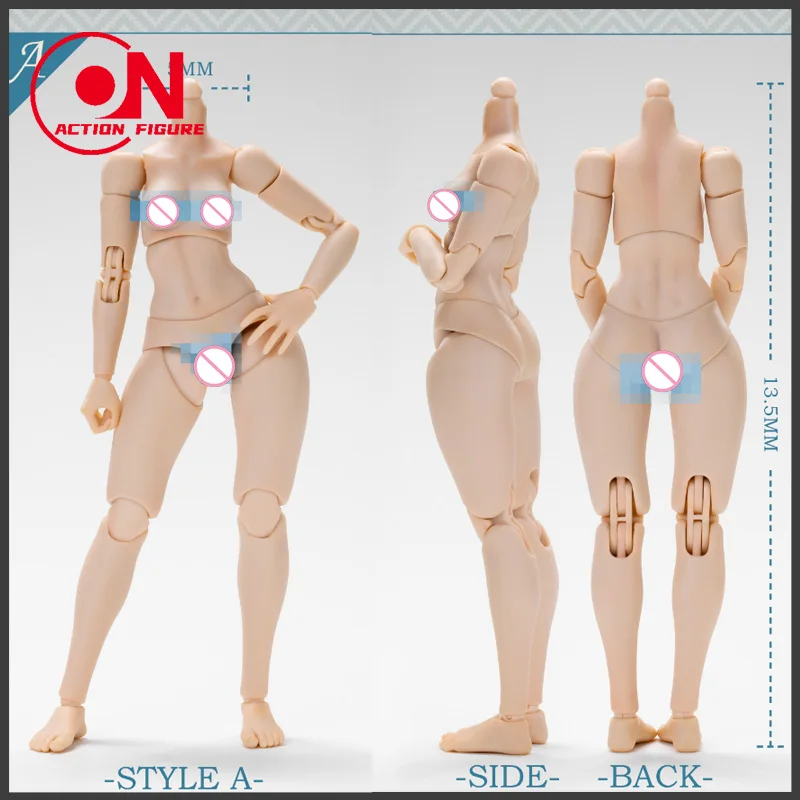 

In Stock TUNSHI STUDIO TS-FB-001/002 1/12 Painting Female Action Figure 13.5cm Super Flexible Big Small Bust Figurine Boy Doll