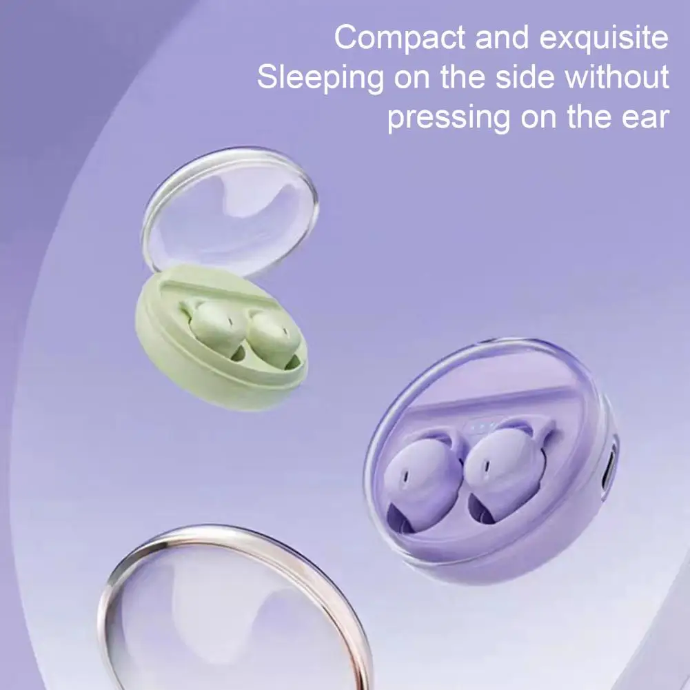 Insomnia Wireless Earphone Wireless Noise Reduction Earphones with Hifi Sound Ergonomic Comfort for Sleep Includes Charging Case