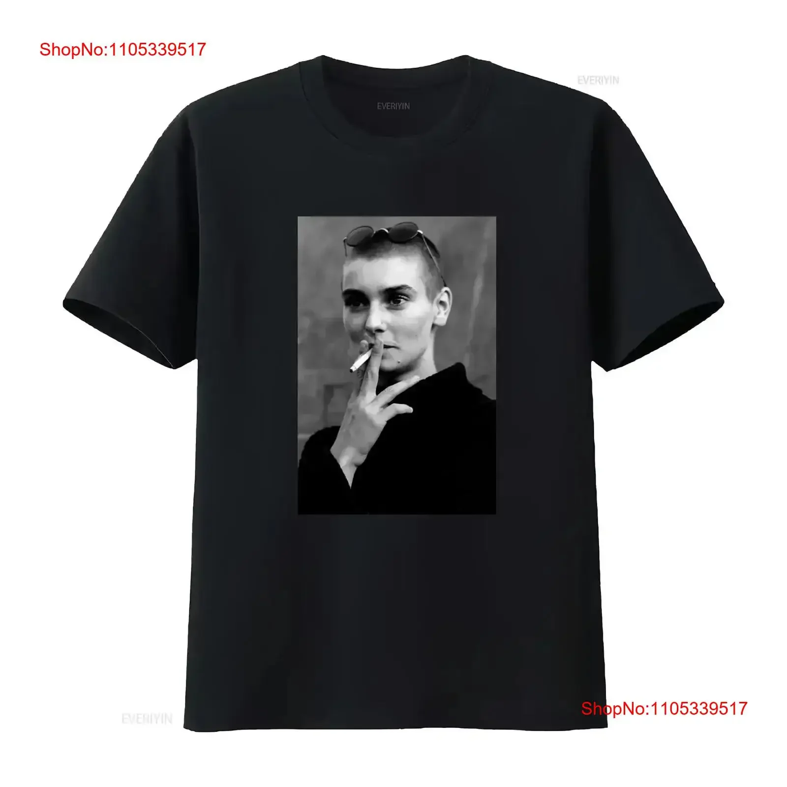 Assembly NY Sinead O'Connor Smoking T Shirt Classic White S 5XL GY1260 long sleeves vintage Washed Casual designer clothes