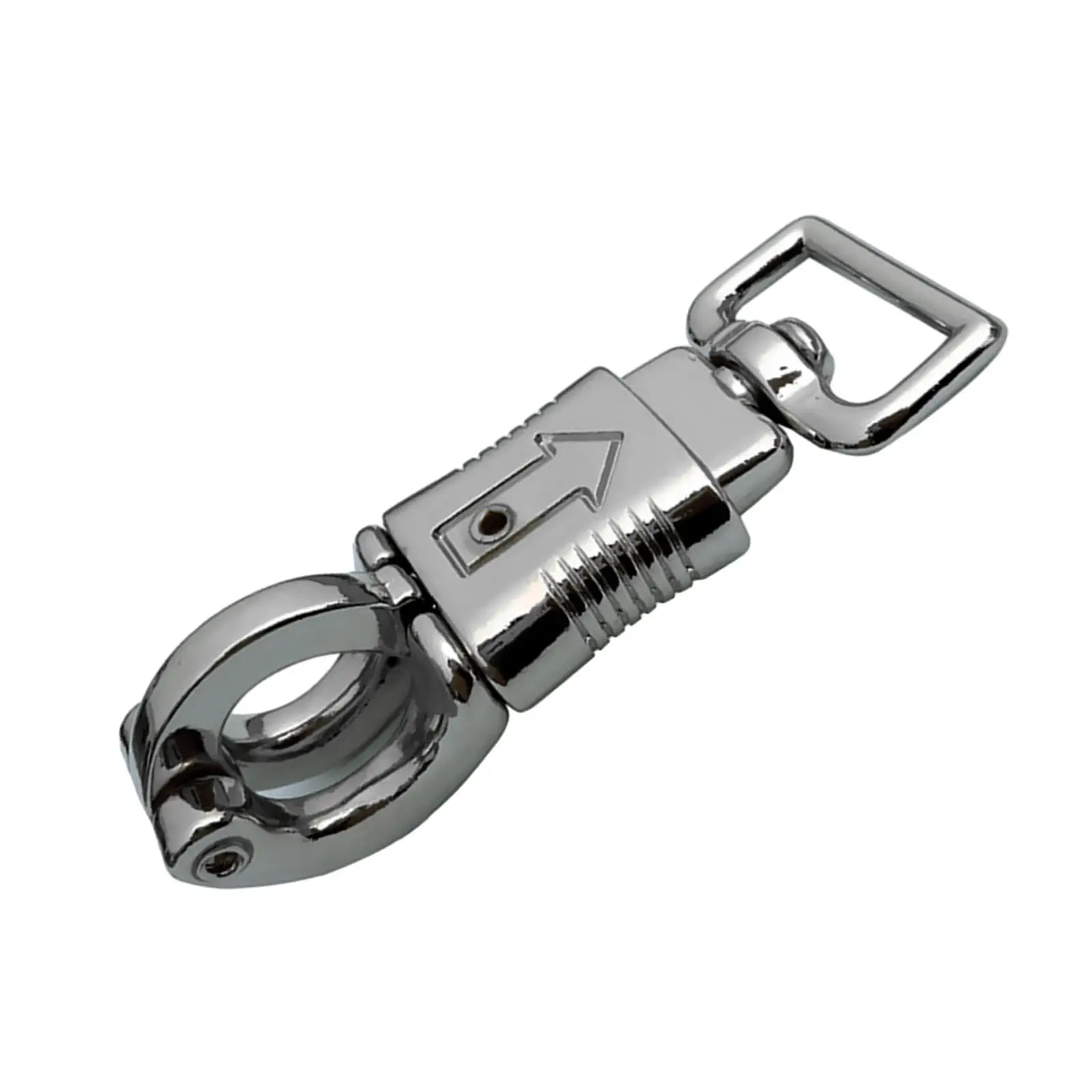 

Zinc Alloy Panic Snap with Loop Eye Durable Safety Buckle Hardware Lock for Rock Climbing Rappelling