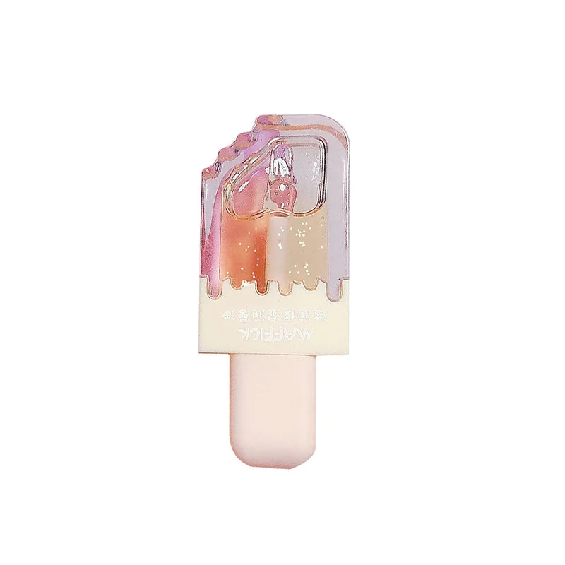 Ice Cream Moisturizing Lip Oil Moisturizing and Reducing Lip Lines Preventing Dry and Cracking Red Lip Base