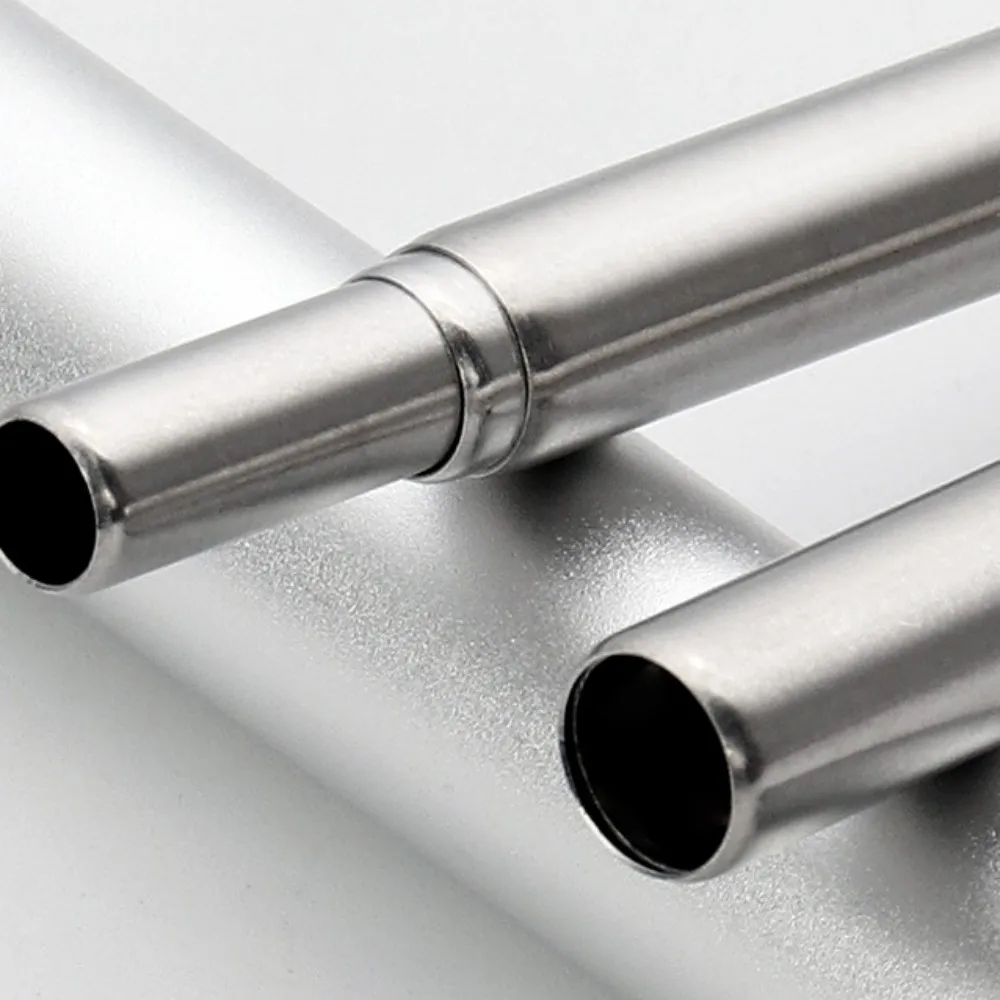 Drinking Straw Reusable Telescopic Straw with Cleaning Brush Carry Case Stainless Steel Straw Set For Water Coffe Milk Milkshake