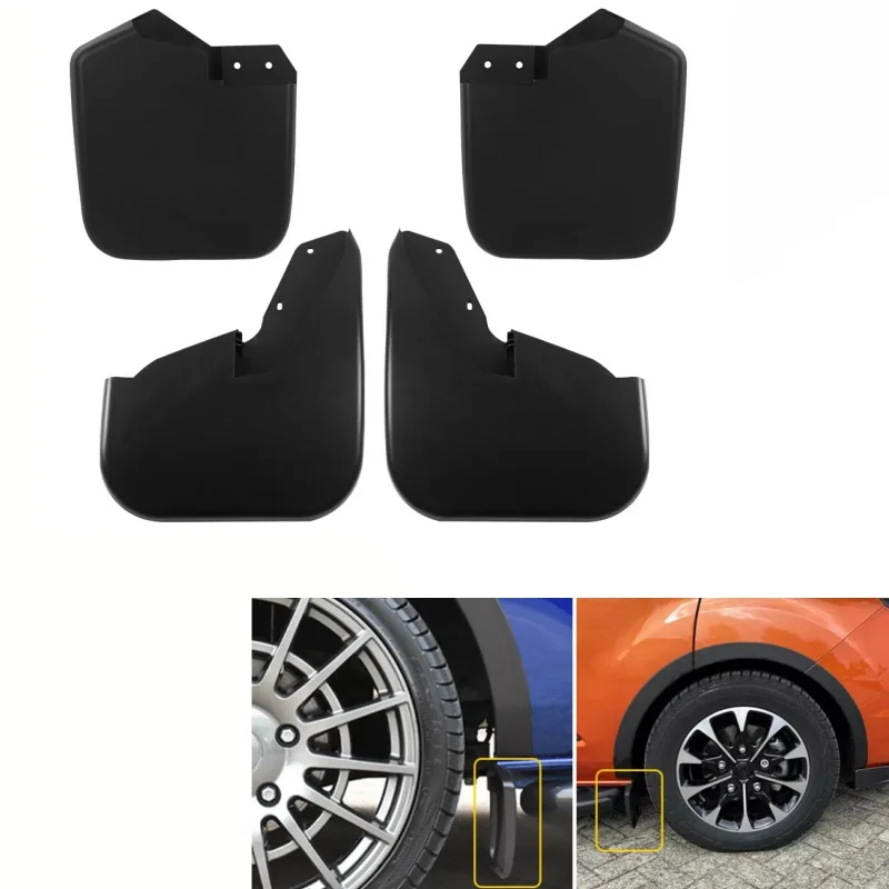 

4PCS Front Rear Mudflaps Guards Set Car Exterior Parts For Ford Transit Custom 2012 Onward 1915641
