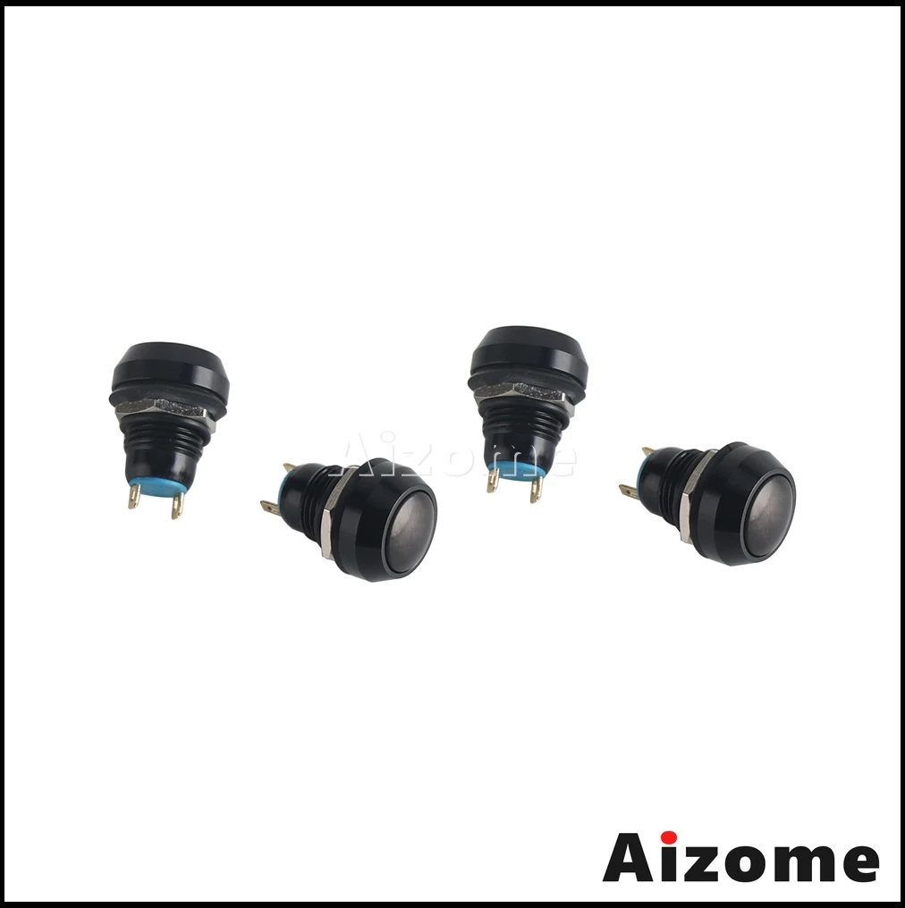 12mm Universal Motorcycle Handlebar Control Self-Locking Switch Button Replace Accessories For Harley Street Sportster Softail