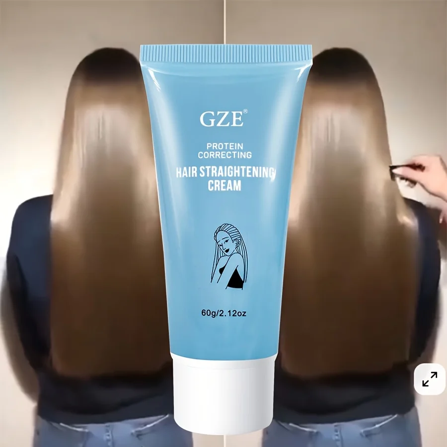 

Крем для прямых волос GZE Protein Correct для гладких и гладких волос — контроль вьющихся волос и усиление блеска — для шелковистых прямых результатов