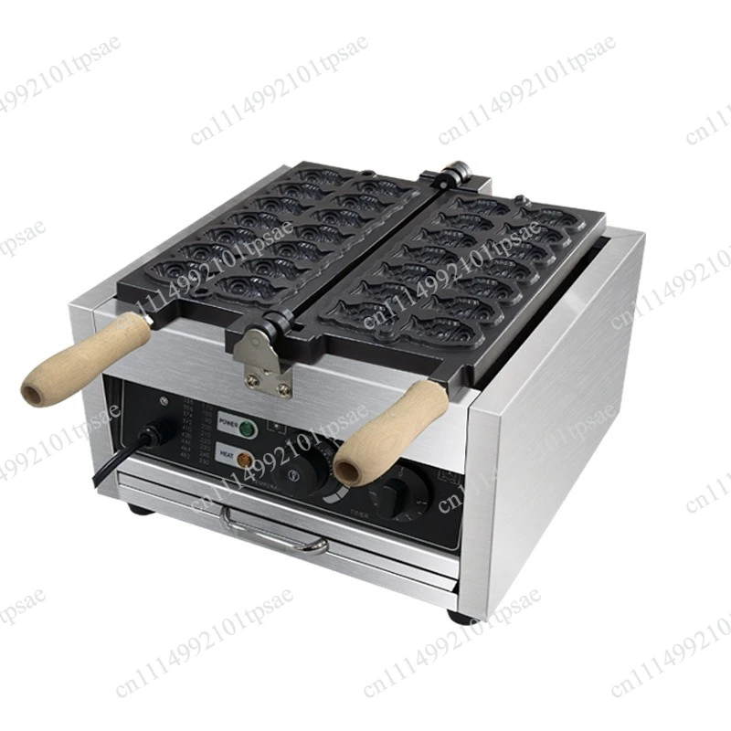Electric fish ice maker ice cream Chicken rolls machine waffles Chicken rolls baking waffles machine