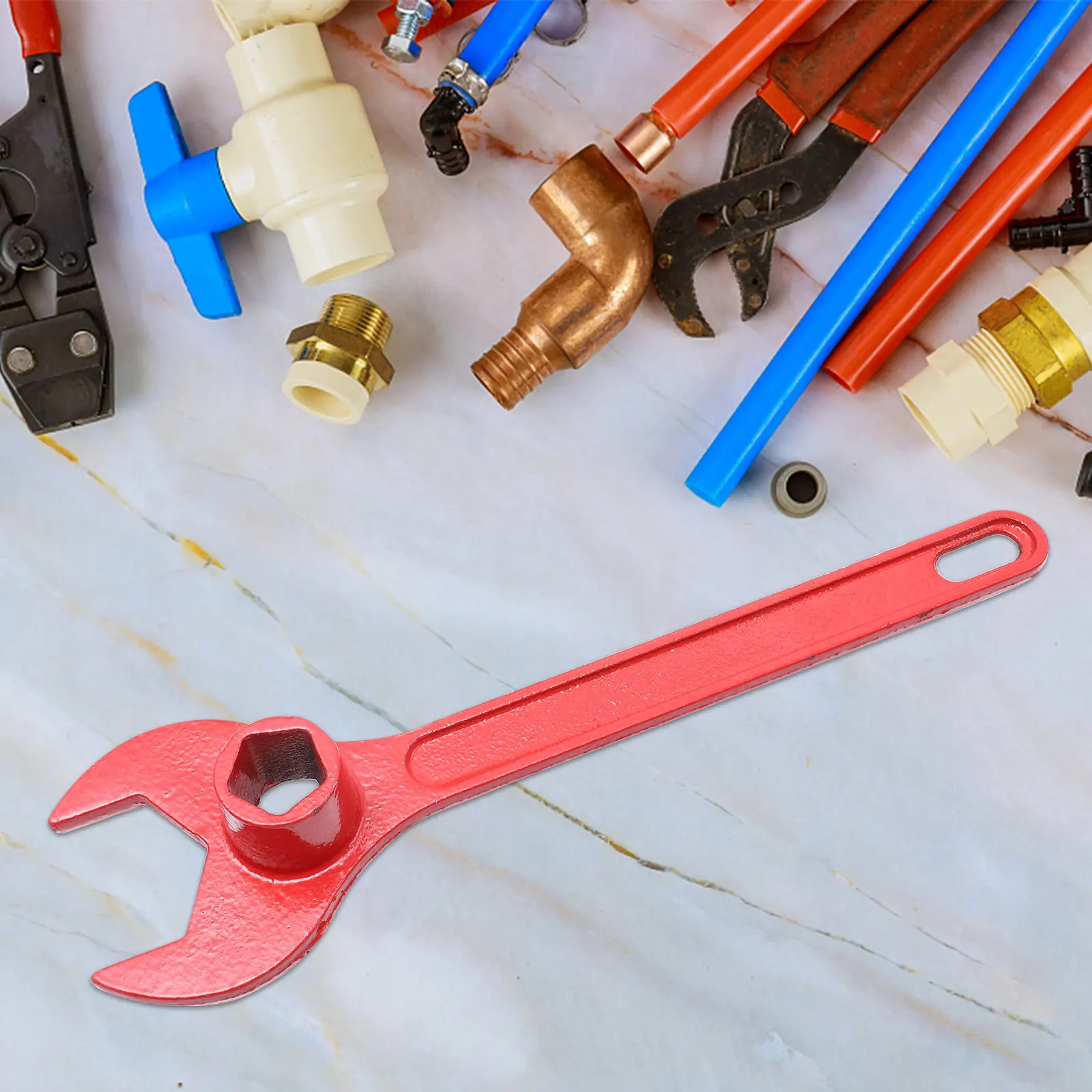 

Многофункциональный профессиональный ключ для пожарных гидрантов, универсальный чугунный гаечный ключ для экстренного пожаротушения, 1 шт.