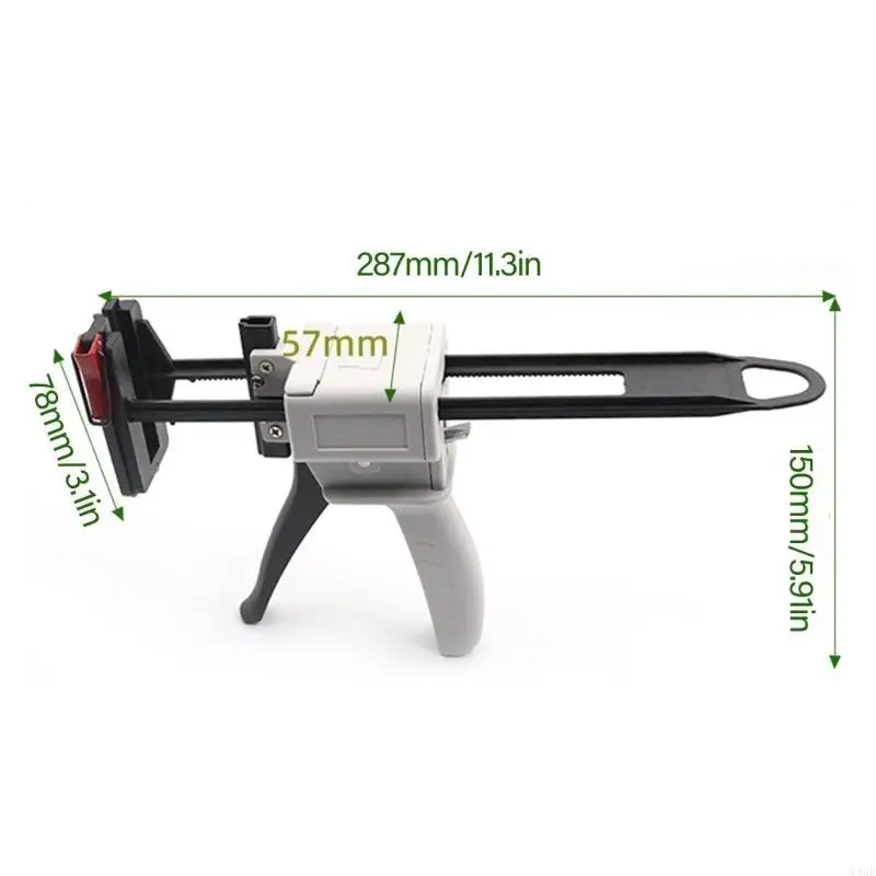 

63HF Lightweight Silicone Glues Guns for Aluminum Tubes Glues Dispenser Squeezer Tool