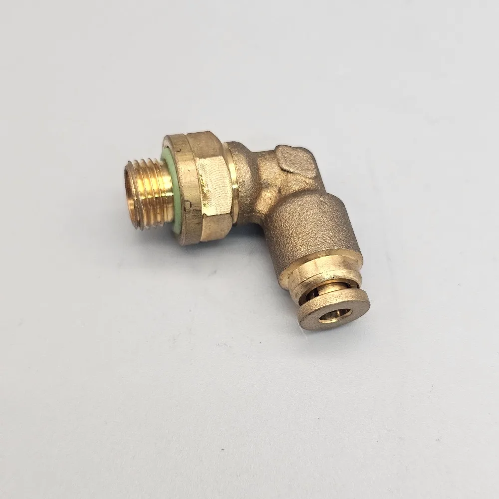 FRANKE coffee machine quick plug connector 4mm quick plug to 2 minutes outer wire right angle