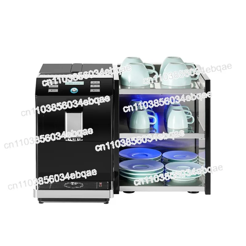 Coffee Shop Accessories 3 Layers Stainless Steel Glass Cup Warmer for Coffee Shop with Different Color LED Light