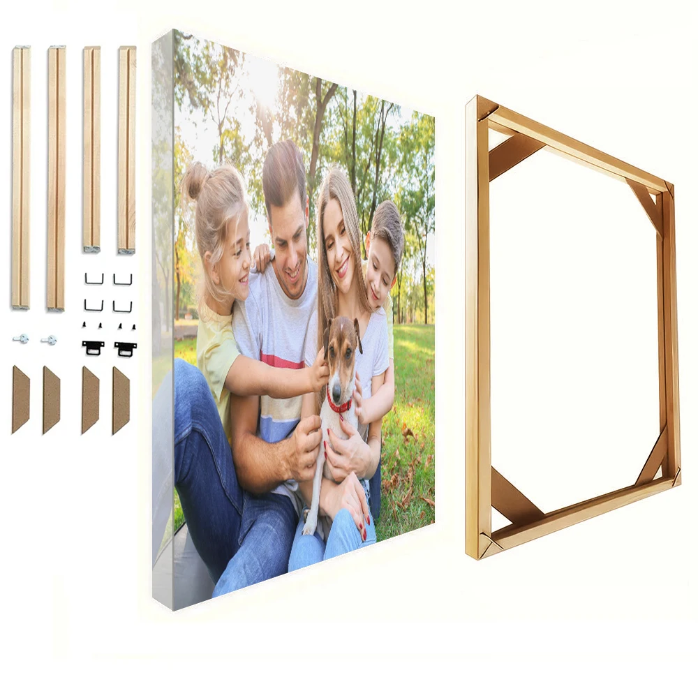 صور شخصية مخصصة مع إطارات قماش لوحات ملصقات مخصصة هدايا عيد الميلاد صور فنية للحيوانات الأليفة صور الزفاف شعار الأعمال #2