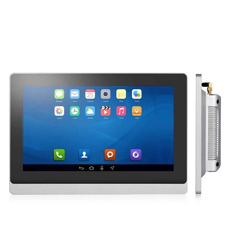 10.1 Inch 10mm Bezel Android  RK3568 Industrial Desktop Computer Waterproof IP65 Fanless All in One Touch Screen Panel PC