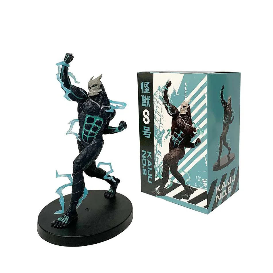 ฟิกเกอร์มอนสเตอร์ใหม่สีแดง ขนาด 21 ซม. หมายเลข 8 รูปแบบคากุ ฮิบิโนะ ฟิกเกอร์มอนสเตอร์รูปแบบตั้งได้ หมายเลข 8 ของเล่นโมเดลการ์ตูนอนิเมะ 8 ชิ้น