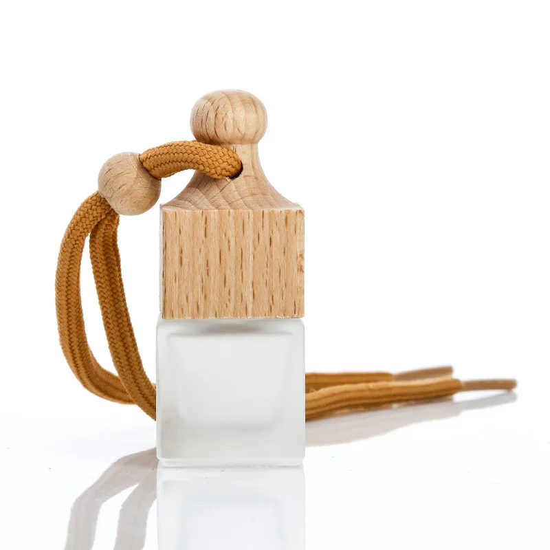 Car Essential Oil Diffuser Fragrance Air Freshener Scent Perfume Bottle Ornament Hanging Empty Bottle Interior Accessory