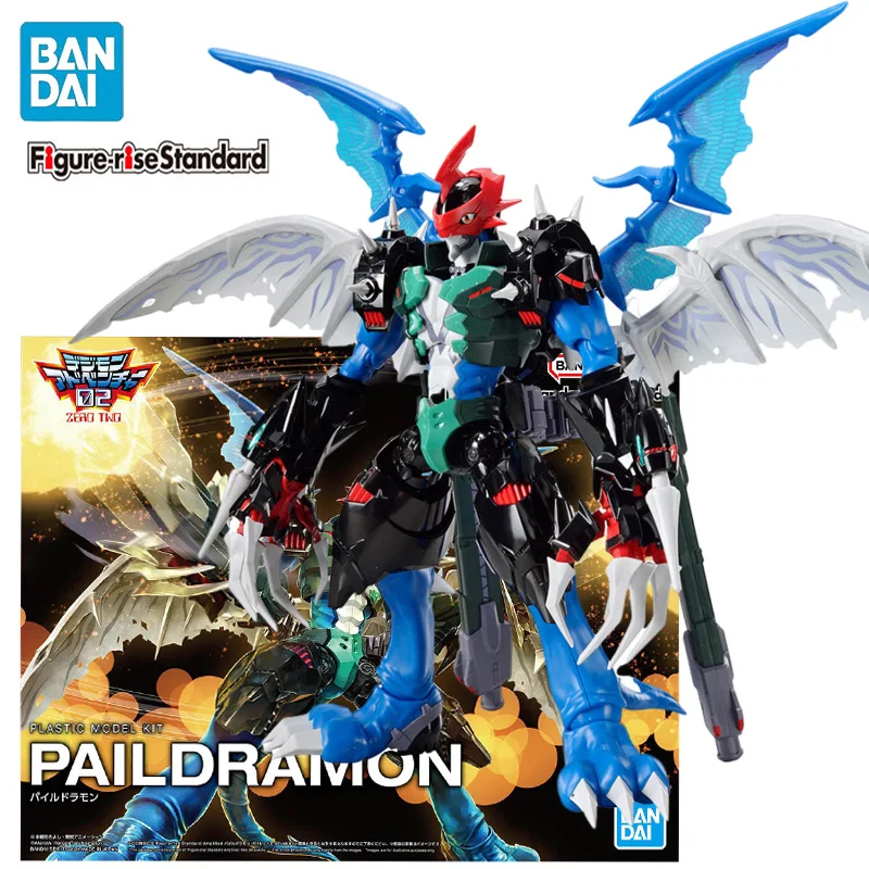 In Stock BANDAI Figure-rise Standard Amplified Digimon Adventure 02 PAILDRAMON Anime Action Figures Assembley Model Toy