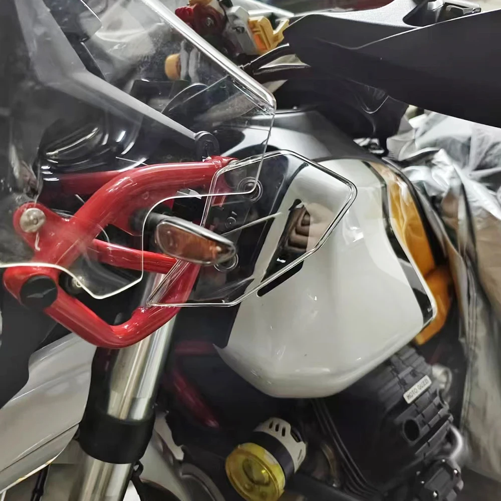 

Motorcycle Fairing Side Wing Deflector Windshield For Moto Guzzi V85TT Touring Electra Street Tri Glide 2019-2023