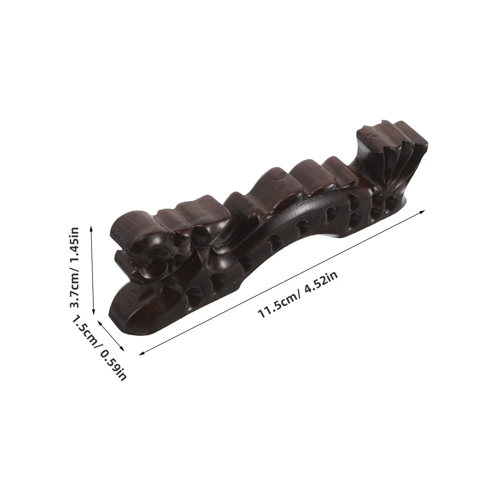 2 Pcs Dragon Shaped Brush Holder Chinese Calligraphy Ink Stand Art Supplies Rest Holders