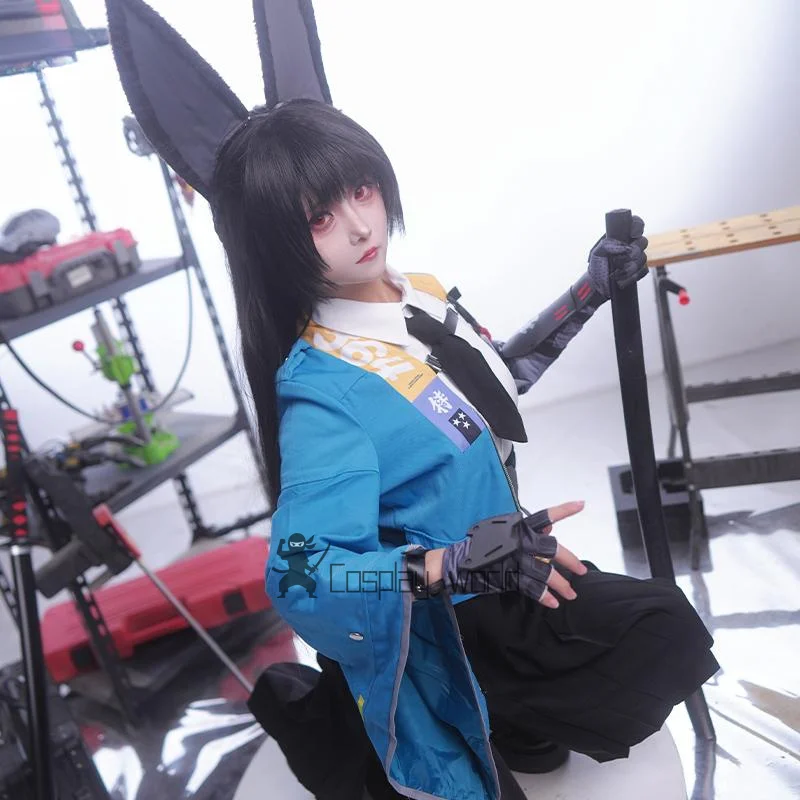 

Zenless Zone Zero Hoshimi Miyabi Cosplay Costume Women Anime Game Hallowen Party Role Play Dress Hat Carnival Party Suits