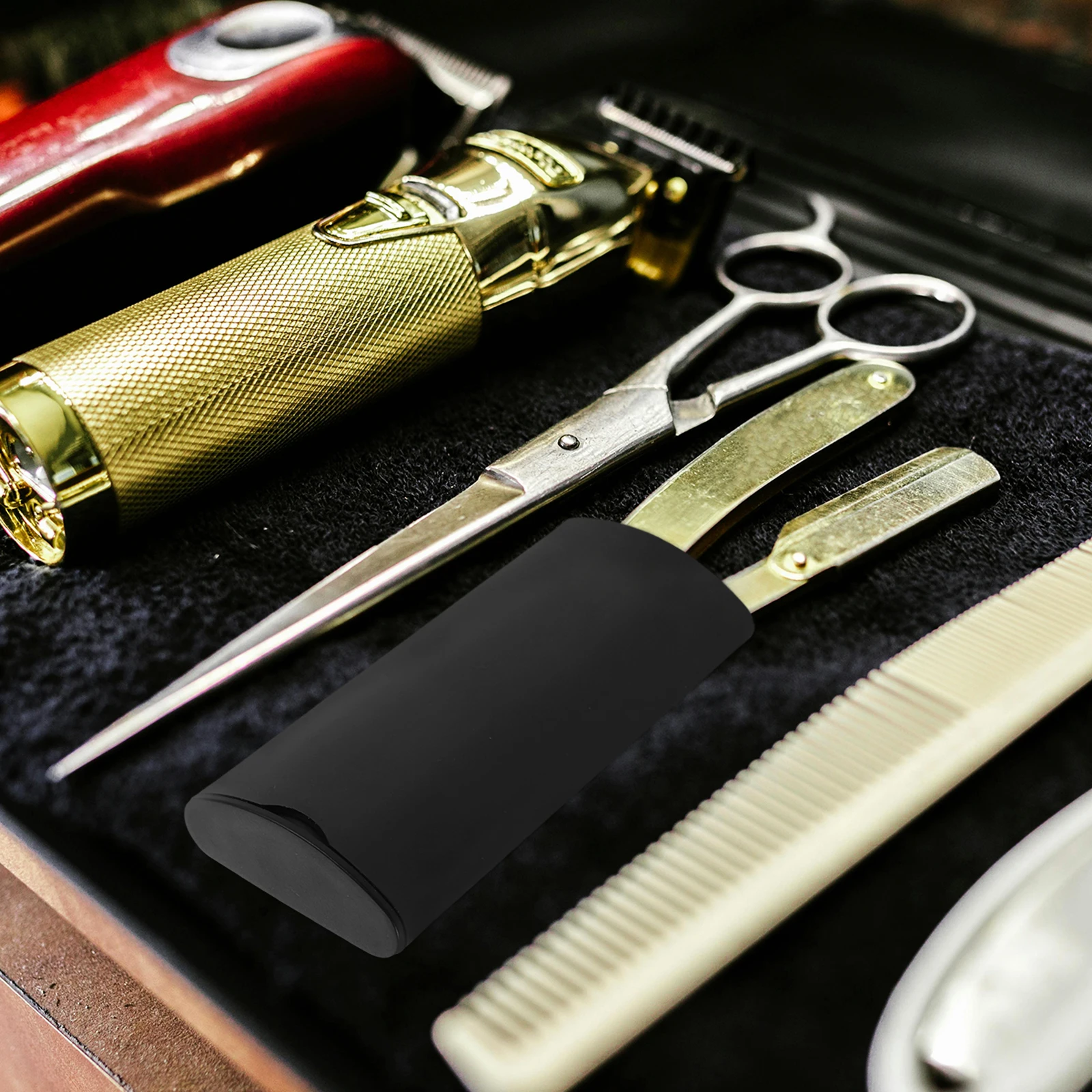 

Blade Storage Box Razor Blades Professional Barber Supplies Safety Disposal Container Portable Foldable Durable Material