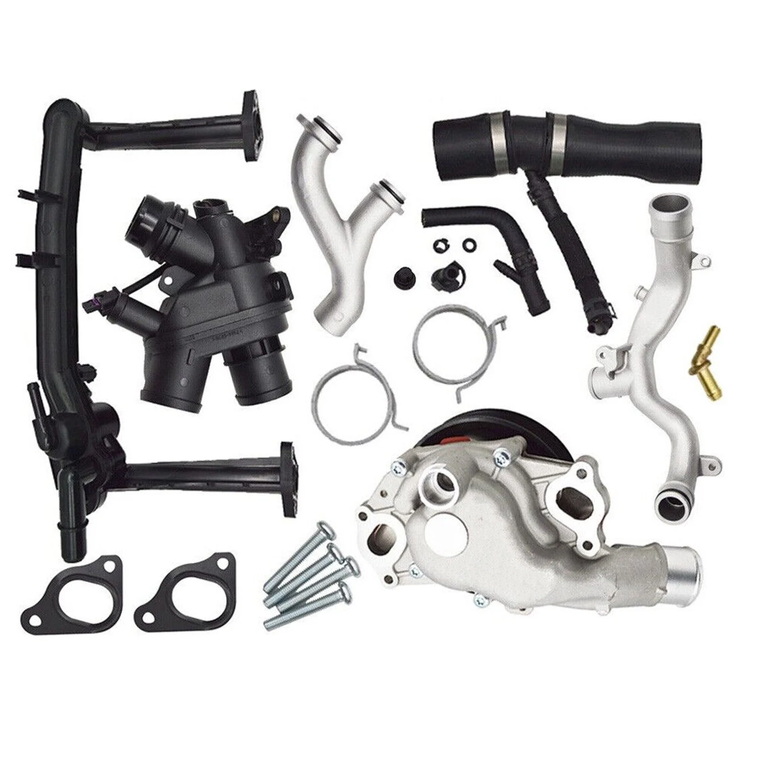 Cooling System Upgrade Kit For F-Pace F-Type XF XE XJ Range Rover Sport LR4 3.0L 5.0L Supercharged LR097165 LR117568 LR048474