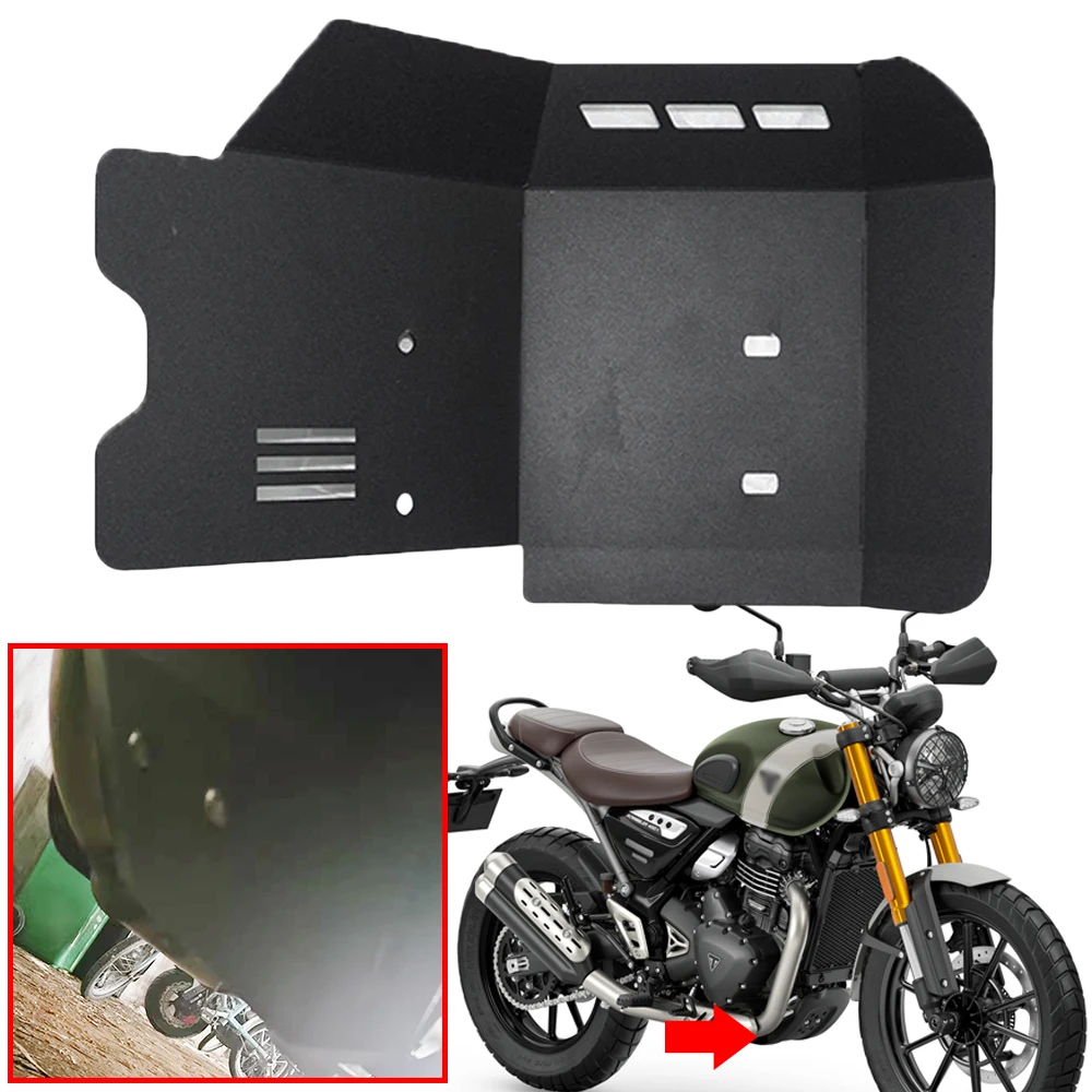 

For Triumph Speed 400 SPEED400 2024 2025 Motorcycle Accessories Engine Base Chassis Guard Skid Plate Belly Pan Protector Cover