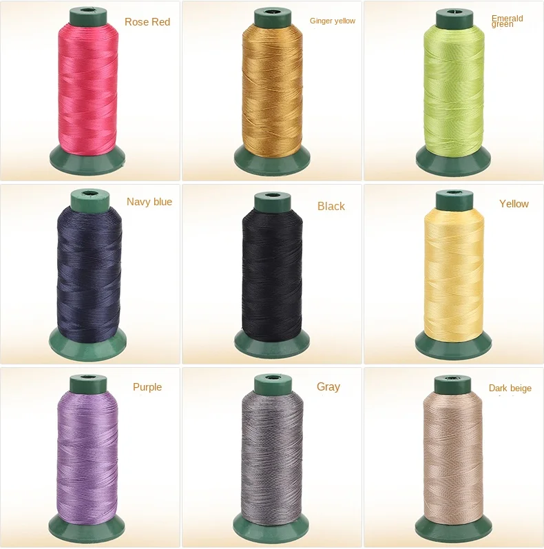 Nähmaschinengarn, großes Rollsofa, handgefertigtes Nylonseil, hochfeste Seide, leichtes Leder, Seidenschnüre, Jeans, dickes Garn – Detail 9