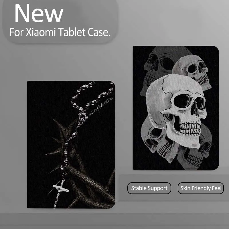 

Multiple Skulls Artwork Gift Tablet Case For Xiaomi Redmi Mini Pad SE K 2 4 5 6 7 8 2023 2025 11 8.8 11.2 10.1 Pro