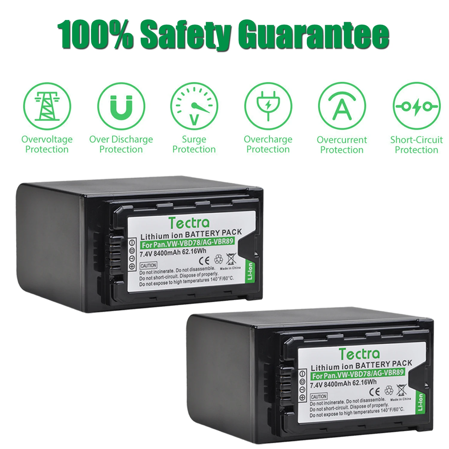 8400mAh VW-VBD78 AG-VBR89 bateria + ładowarka LED USB dla Panasonic AG UX180 UX90 3DA1 HPX171 HPX250 PX270 HC-X1000 HDC-Z10000