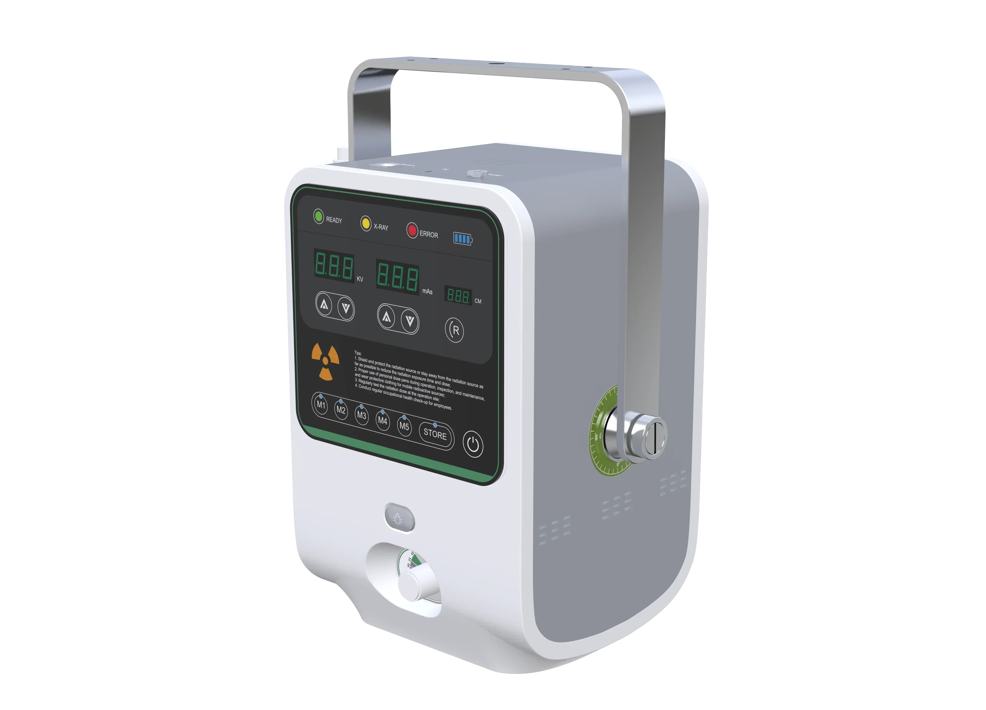 Ziekenhuis hoogfrequente 2R röntgenapparatuur Digitale draagbare hoogfrequente röntgenmachine