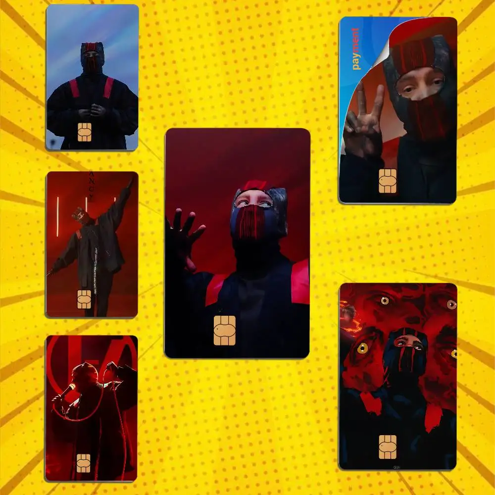 Sizzling Hot Band Clique Twenty One Pilots Card Skin Stickers For Bank Card Bus Metro Card Sticker Holographic Laser