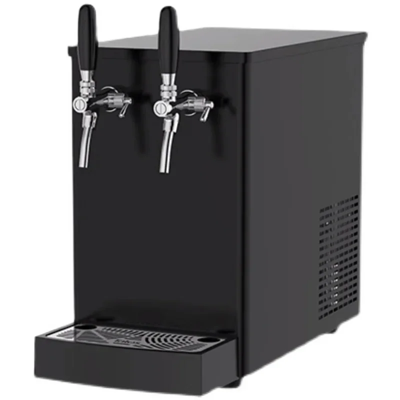 

Small desktop draft beer double-head water-cooled beer machine grill bar stainless steel machine water tank 30L water-cooled dra