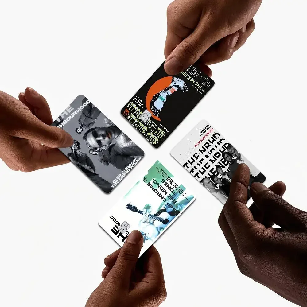 The N-Neighbourhood Band Diy Credit Debit Card Sticker Party Sticker Decoration Waterproof Small Chip Card Skin Sticker